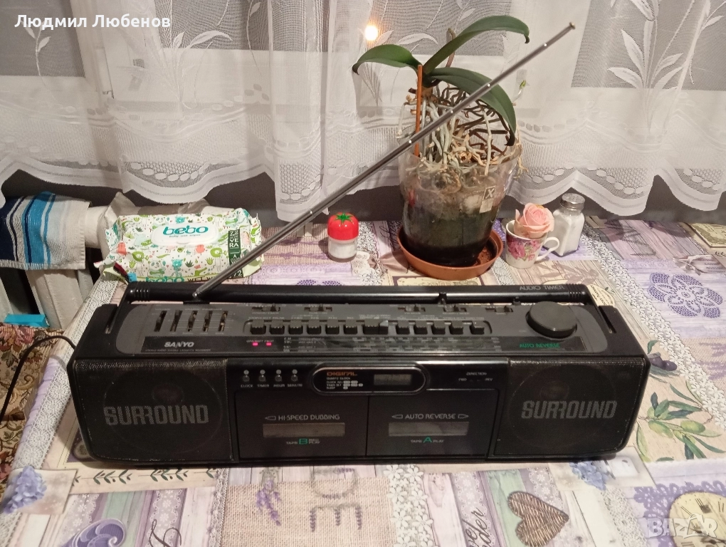 Радиокасетофон Sanyo, снимка 1