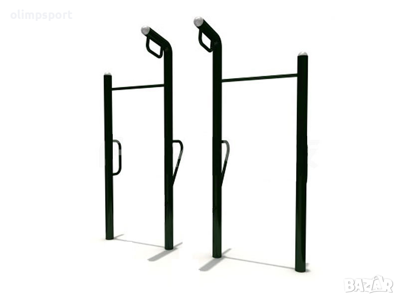 Външен гимнастически к-с – два лоста, халки и уред за кофички OF45 , снимка 1