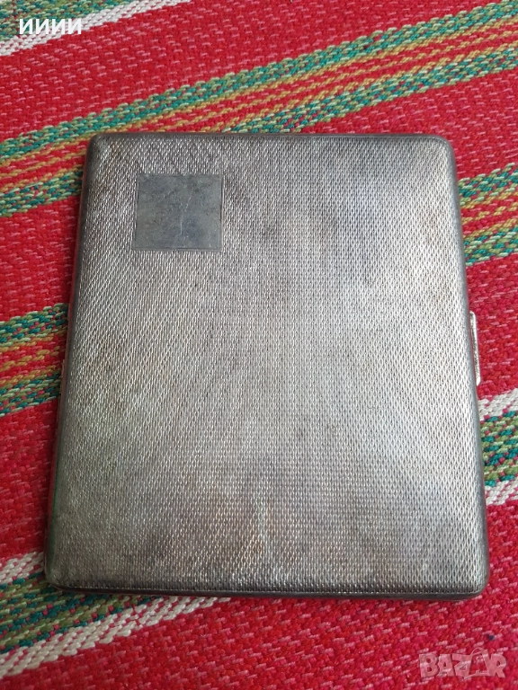 Сребърна табакера, снимка 1
