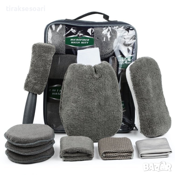 Комплект за почистване на автомобили 9 части FORSAGE, снимка 1