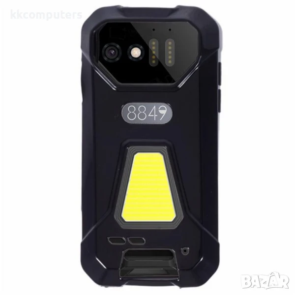 Гъвкав TPU Калъф + Скрийн Протектор за Unihertz Tank Mini – Прозрачен / Черен, снимка 1