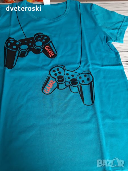 Детска пижама с къс ръкав за момче ръст 164 , снимка 1