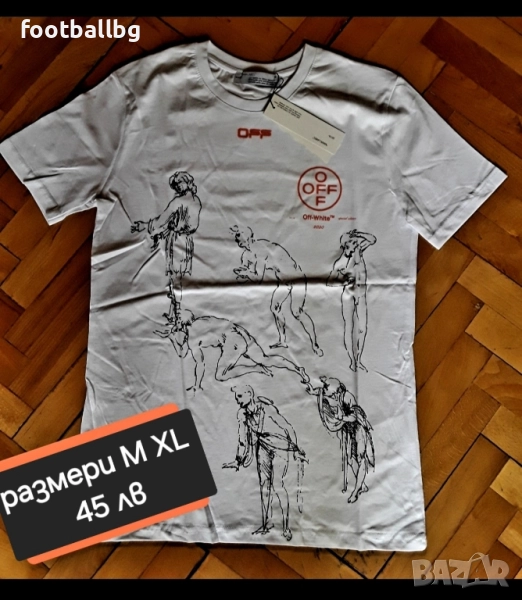 OFF WHITE 🔝🔝 оригинални мъжки тениски с къс или дълъг ръкав , снимка 1