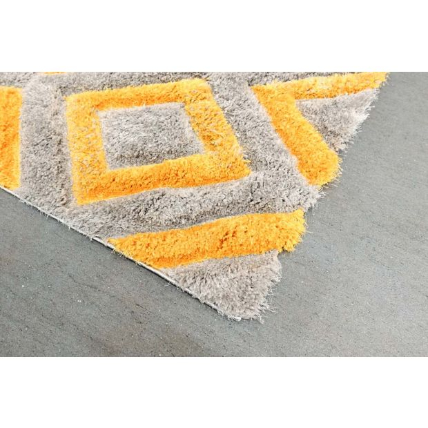 Красив килим в сиво и жълто в Килими в гр. Бургас - ID36251600 — Bazar.bg
