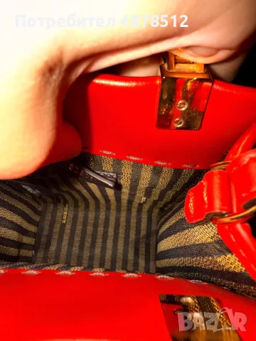 Оригинална чанта Fendi, снимка 8 - Чанти - 55904463