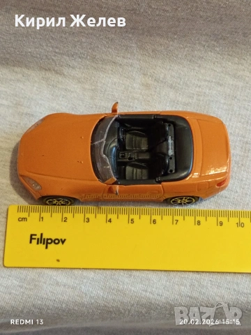 Метална количка спортен модел HONDA S 2000 за КОЛЕКЦИЯ ДЕКОРАЦИЯ 26094, снимка 6 - Колекции - 53562055