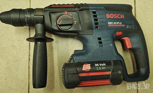 Акумулаторен перфоратор BOSCH GBH 36 VF-LI Professional, снимка 5 - Перфоратори - 41759487