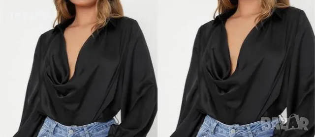 Дамска блуза с акцент, снимка 3 - Блузи с дълъг ръкав и пуловери - 49179432