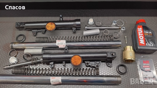 Професионални ремонти на мотоциклетни предници град София. 