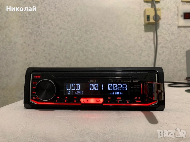 Авто радио JVC Bluetooth, снимка 2 - Аксесоари и консумативи - 53463076