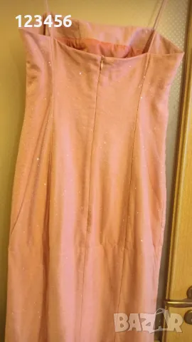Официална дълга рокля, цвят корал, снимка 4 - Рокли - 49135119