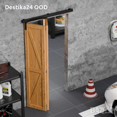 40" Бокс релса механизъм за плъзгаща сгъваема врата комплект, снимка 2 - Други - 53377719