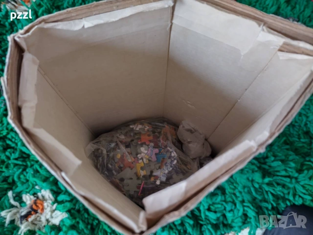 Триъгълен Пъзел "Crazy Circus” Mordillo Heye 1974г. 1500 части, снимка 5 - Пъзели - 53872621