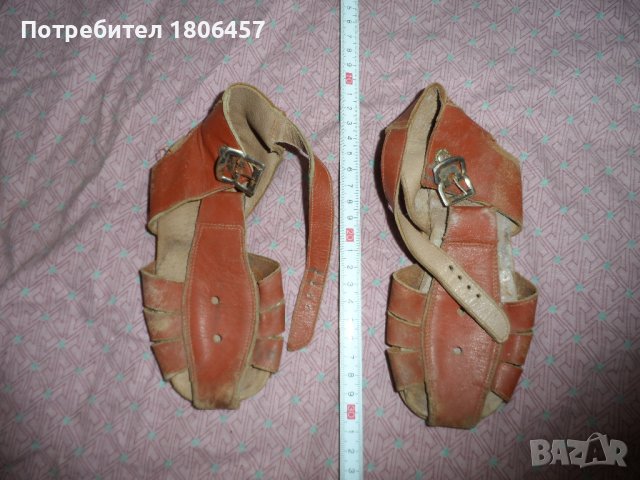 стари детски обувки, снимка 1 - Антикварни и старинни предмети - 41608449