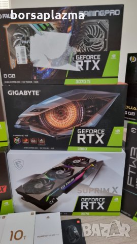 Чисто нова видеокарта Gigabyte Aorus GeForce RTX 3070 Ti Master 8G LHR, 8192 MB GDDR6X, снимка 7 - Видеокарти - 33400510