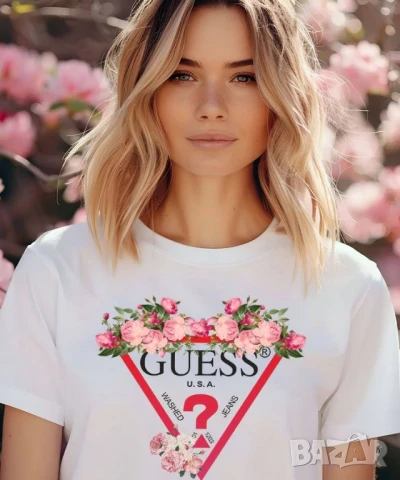 дамски тениски guess calvin klein prada Adidas balenciaga , снимка 3 - Тениски - 50724633