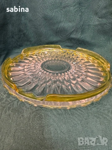 Плата/подноси от кристално стъкло за торта Walther Glas, снимка 8 - Сервизи - 53037113