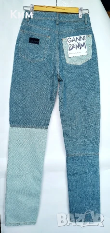 Ganni Swigy дънки с контрастни панели в синьо, снимка 5 - Дънки - 50566854