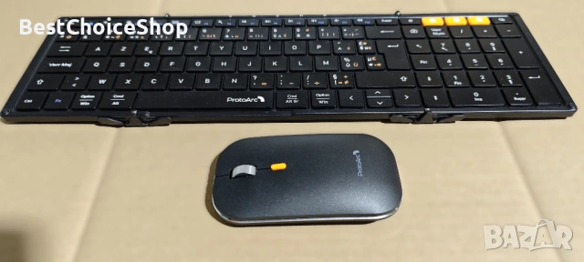 Комплект сгъваема безжична клавиатура и мишка ProtoArc XKM01, снимка 11 - Клавиатури и мишки - 53627290
