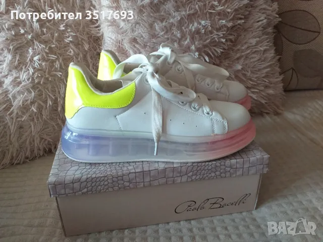 Маратонки , сникърси с цветна подметка 37, снимка 2 - Маратонки - 47332600