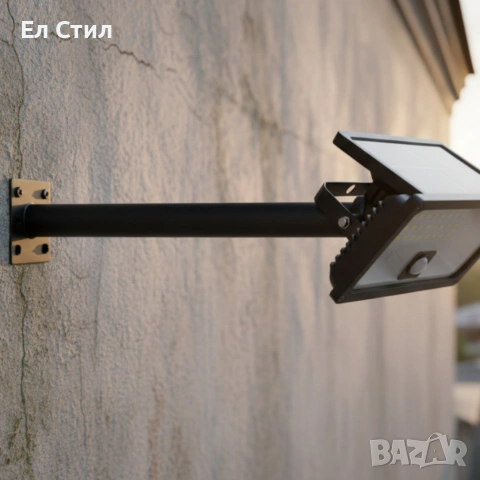 Стойка за соларно осветително тяло Φ48 × 50 см – здрава стоманена стойка за монтаж, снимка 4 - Други стоки за дома - 53565347