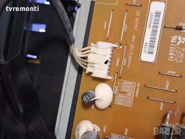 POWER BOARD UE-3790-01UN-L от телевизор TOSHIBA 32L2333D For 32Inc Display 96.32S03 004, снимка 3 - Части и Платки - 48411953