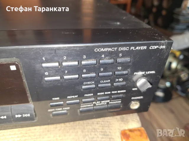 CD pleyar SONY CDP 311, снимка 5 - Плейъри, домашно кино, прожектори - 56059313