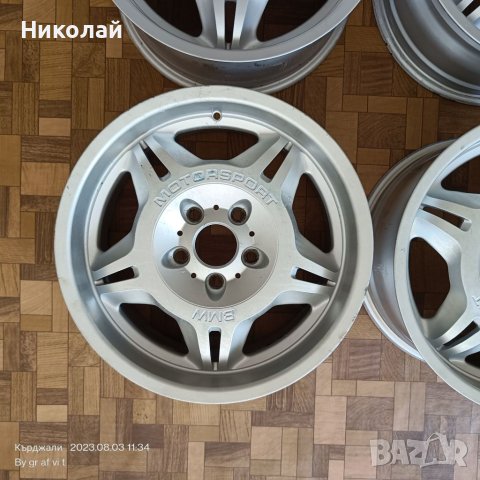 Оригинални БМВ джанти 17 цола.Style 24 . , снимка 6 - Гуми и джанти - 41745174