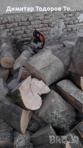 Рязане и цепене на дърва в Сандански 