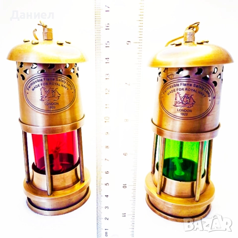 Бронзова газова лампа с ретро дизайн, снимка 2 - Други ценни предмети - 35982992