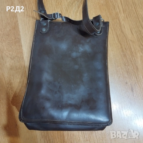 стара офицерска кожена чанта, снимка 3 - Други ценни предмети - 53526909