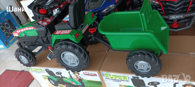 Трактор с ремарке., снимка 2 - Детски велосипеди, триколки и коли - 44656278