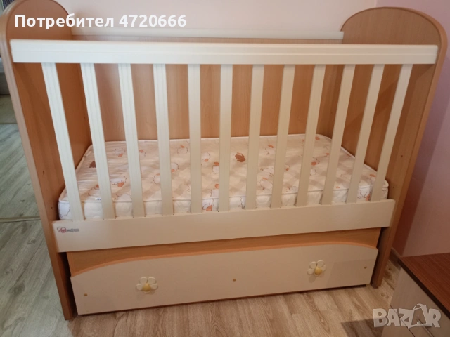 Детска кошара 70/140 с матрак