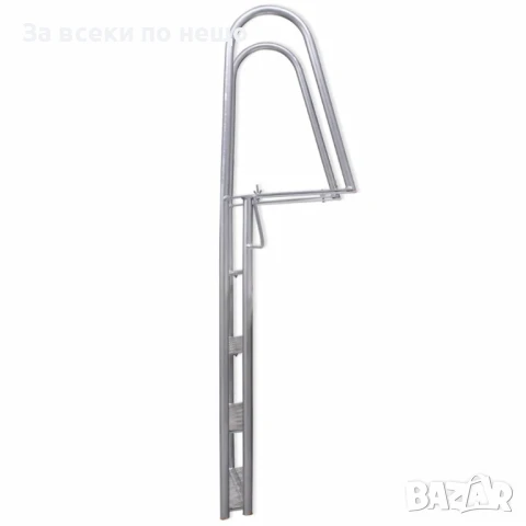 Стълба с 4 стъпала за басейн или док, алуминий, 167 см Код P716, снимка 2 - Басейни и аксесоари - 50621440