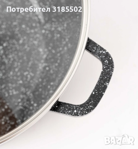 Тенджера Goldmann, 6.2л./10л., дълбока, лят алуминий, керам. покр., индукция, снимка 5 - Съдове за готвене - 51486766