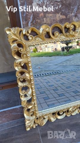 Италианско кристално огледало , снимка 2 - Други - 52511733