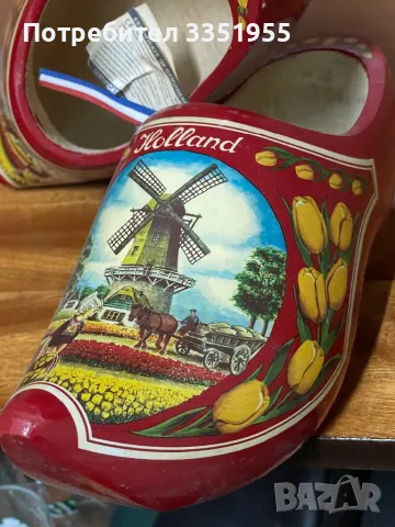 Дървени Обувки Холандия 1997, снимка 10 - Декорация за дома - 48480995