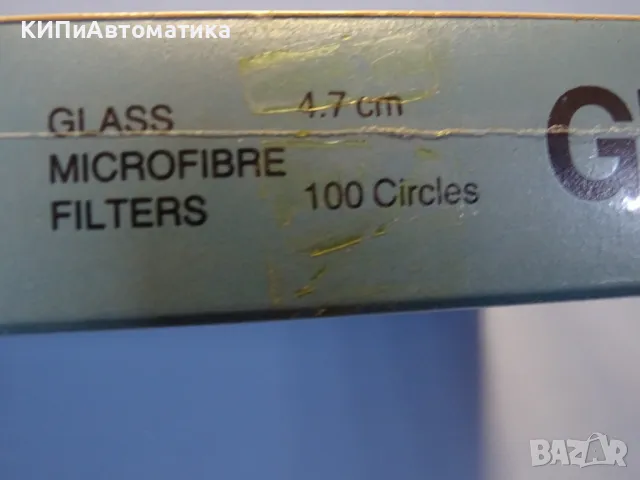 микрофибърни стъклени филтри Whatman GF/B 47mm 1821-047 glass microfibre filters, снимка 4 - Лаборатория - 49282736