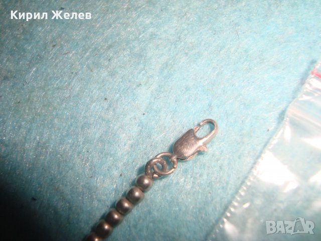 КРАСИВА СРЕБЪРНА или ПОСРЕБРЕНА ВИНТИДЖ АРТ ГРИВНА 25881, снимка 6 - Гривни - 35871245