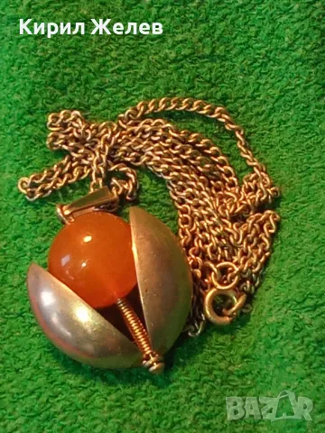 СТАРО РУСКО МЕЛХИОРЕНО КОЛИЕ с КЕХЛИБАРЕН МЕЛХИОРЕН МЕДАЛЬОН СССР НАТУРАЛЕН БАЛТИЙСКИ КЕХЛИБАР 50206, снимка 17 - Антикварни и старинни предмети - 49916979