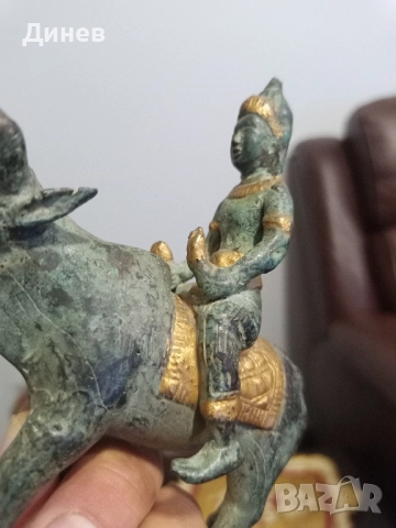 Бог Шива и свещеният бик Нанди, снимка 12 - Колекции - 51683915