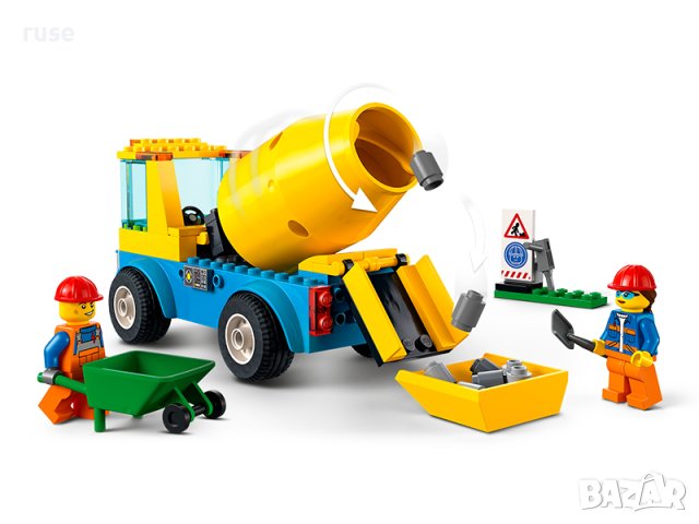 НОВИ! LEGO® City 60325 Kамион бетонобъркачка , снимка 5 - Конструктори - 40664114