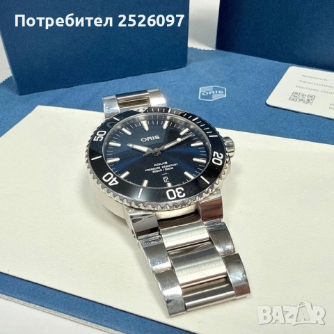 ORIS Aquis Date 43mm 733 7730, снимка 6 - Мъжки - 53051134