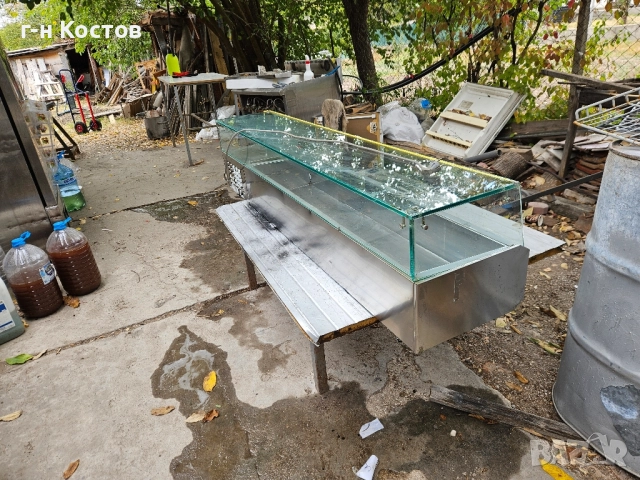 Хладилна Витрина за Дюнер Пицария за заготовки зеленчуци сосове професионална , снимка 4 - Витрини - 51849387