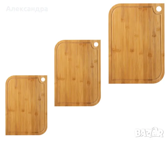 Комплект или на брой бамбукови дъски за рязане, Rosberg, снимка 1
