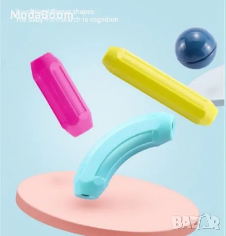 Бебешки комплект играчки - сглобяеми магнитни блокове, снимка 5 - Конструктори - 48066401