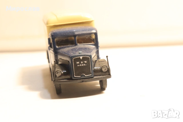 BREKINA H0 1/87 MAN КАМИОН ТИР МОДЕЛ КОЛИЧКА, снимка 3 - Колекции - 53838030
