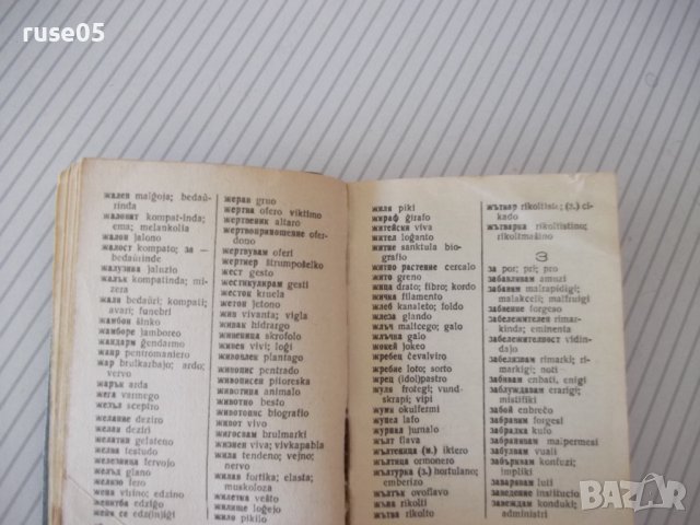 Книга "Българо-есперантски речник - А. Григоров" - 208 стр., снимка 5 - Чуждоезиково обучение, речници - 40699953