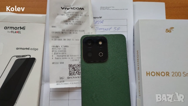 HONOR 200 SMART 5G 256GB - Нов + Гаранция, снимка 2 - Други - 53608431
