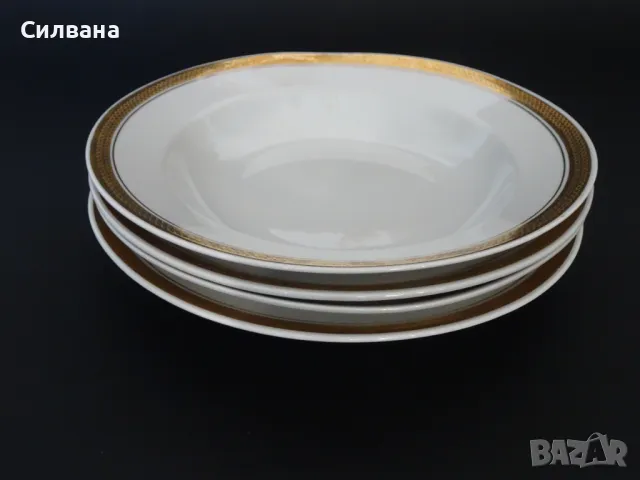големи чинии - 23,2 см , български порцелан, снимка 2 - Чинии - 47358514